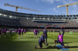 The Camp Nou return will end a messy saga in which Barcelona repeatedly had to postpone their announced reopening