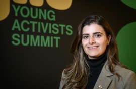 Marina is among five laureates at Thursday's Young Activists Summit awards at the UN in Geneva
