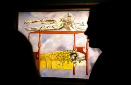 Auction house Sotheby's says Mexican artist Frida Kahlo's "El Sueno (La cama)" has sold for $54.6 million, a new record for a woman's painting
