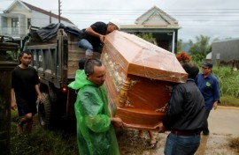 Floods and landslides have killed at least 90 people in Vietnam in the past week