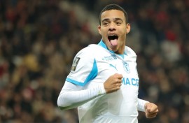 Mason Greenwood (R) has scored 10 goals in Ligue 1 for Marseille this season