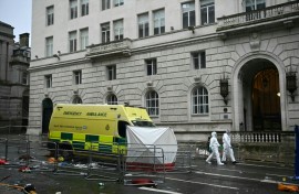 Crowds had been watching Liverpool FC's Premier League victory parade