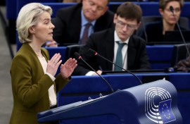 'Europe will stand with Ukraine and support Ukraine every step of the way,' said von der Leyen