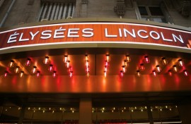 The entrance to the newly renovated Elysees Lincoln cinema