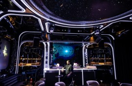 The restaurant's real work of preparing and serving the food, however, remains in human hands, for now