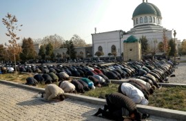 People across Uzbekistan held mass prayer sessions to call for rain in the country that has suffered severe droughts
