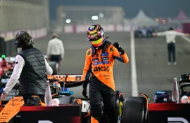 McLaren's Australian driver Oscar Piastri had cut Lando Norris's lead in the championship to 22 points by winning the sprint race earlier in the day
