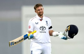 I've done it: Joe Root celebrates his first Test century in Australia