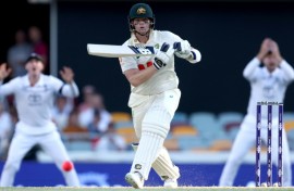 Australia's Steve Smith made 61 in the second Test against England