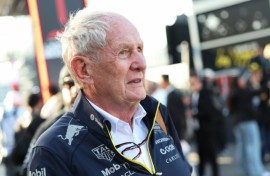 Helmut Marko at the Las Vegas Grand Prix last month