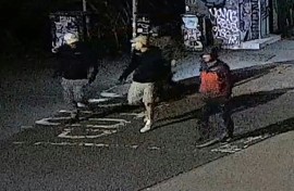 Police released security camera footage of suspects in the break-in