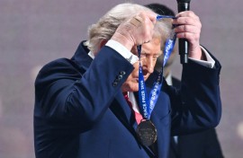 Football's world governing body FIFA gave Trump a peace prize