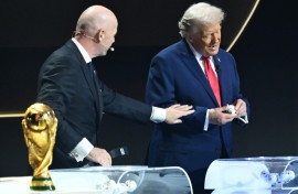 US President Donald Trump took part in last week's World Cup group stage draw