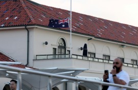 Flags fly at half mast in Australia to remember those killed at Bondi Beach