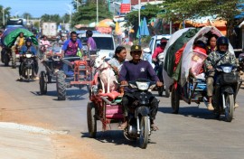 Cambodia accused Thailand on Monday of striking deep inside its territory, bombing areas less than a two-hour drive from the country's main tourist draw