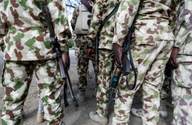 Soldiers have been battling with jihadist insurgents in the area for more than a decade