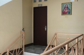 This photo taken on December 18, 2025 shows the door to the room at GV Hotel in Davao City, on the Philippines' southern island of Mindanao, where father-and-son duo Sajid and Naveed Akram stayed during their visit in November, before they allegedly killed 15 people on Bondi Beach in Australia