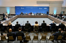 The Mercosur meeting started with ministerial talks in southern Brazil's Foz de Iguacu, home to one of the world's largest waterfall systems on the border with Argentina