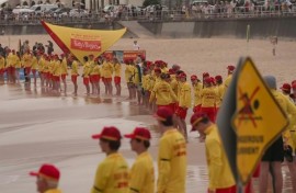 Sydney beach lifeguards have been praised for their courage during the attack