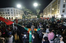 Moroccans took to the streets this week to celebrate the country's triumph at the Arab Cup in Qatar