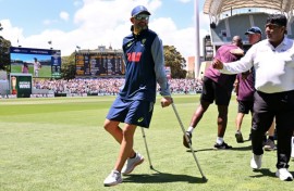 Australia's Nathan Lyon will have surgery for a torn hamstring