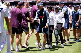 Australia's Nathan Lyon has had surgery on a torn hamstring