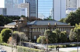 The Japanese prime minister's official residence, inspired by the now-demolished Frank Lloyd Wright-designed Imperial Hotel, is reputedly haunted