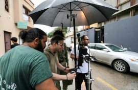 Libyan filmmaker Mouayed Zabtia is fighting to revive his country's film industry