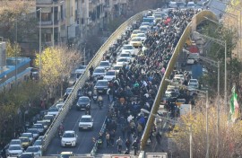The protests in Iran were prompted by the country's dire economic conditions