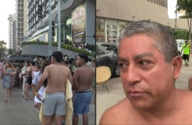 Crowds fill the streets of Mexico's Acapulco after the earthquake that shook Mexico City and the southwestern Guerrero state