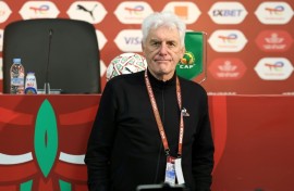 South Africa coach Hugo Broos will lead Bafana Bafana out against his old side Cameroon in the last 16 of the Africa Cup of Nations in Rabat on Sunday