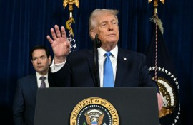 US President Donald Trump is celebrating a military win in Venezuela but he faces a risky political situation at home