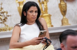 Katie Miller is married to Stephen Miller, Trump's deputy chief of staff who is seen as the president's policy architect