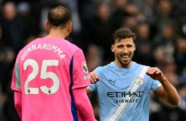 Manchester City defender Ruben Dias faces a lengthy spell on the sidelines