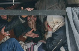 Thousands of people have fled Aleppo's majority-Kurdish areas