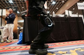 Most of dnsys's customers are over-50s who use the suits to help them walk