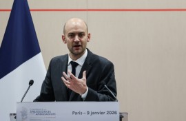 French Foreign Minister Jean-Noel Barrot warned that the European political order 'is today in danger'