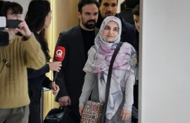 Mahdieh Esfandiari, who is Iranian, was arrested in France in February