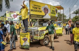 Uganda, where around half of the population is under the age of 18, is holding elections with President Yoweri Museveni expected to extend his 40-year rule