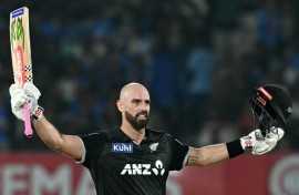 Daryl Mitchell helped New Zealand level their ODI series against India