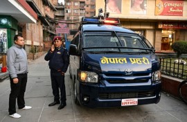 This vehicle has become a symbol of how local residents stepped in to help Nepal's police rebuild after the September unrest