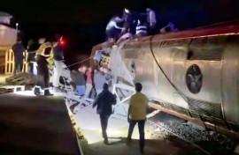 Emergency personnel at the site