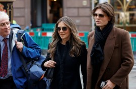 British actress Elizabeth Hurley is among the seven complainants who have accused the publishers of the Daily Mail of deep intrusion into their personal lives