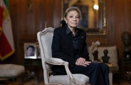 Farah Pahlavi, the widow of Iran's last shah, was ousted from Iran with her husband in January 1979 during the popular revolution that brought the Islamic republic to power