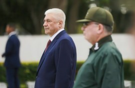 Russia's interior minister met with top leaders of ally Cuba in Havana in a show of solidarity