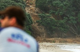 People heard voices from the rubble of a landslide at a New Zealand campsite