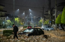 The fire department said it had responded to over 900 flood-related emergency calls across the capital