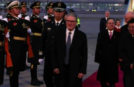 Britain's Keir Starmer lands in China for talks with Xi