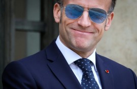 French President Emmanuel Macron welcomes the leaders of Greenland and Denmark at the Elysee Palace