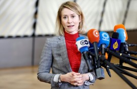 EU top diplomat Kaja Kallas announced foreign ministers had agreed to put Iran's Revolutionary Guards on the bloc's 'terrorist list'